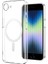 iPhone Uyumlu 16E Kılıf Zore M-Safe Şarj Özellikli Şeffaf Kamera Çerçeveli Porto Kapak 1