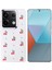 Xiaomi Uyumlu Redmi Note 13 Pro 4g Kılıf Airbag Tasarımlı Simli Şeffaf Zore Kutup Kapak-Kiraz 1