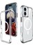 iPhone Uyumlu 16 Kılıf M-Safe Şarj Özellikli Airbagli Şeffaf Zore Incek Kapak 3