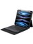 iPad Uyumlu Pro 13 2024 Zore Border Keyboard Bluetooh Bağlantılı Standlı Klavyeli Tablet Kılıfı 4