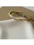Urban Aura – Segment Detaylı Zirkon Taşlı Gold Bileklik, Taşlı Gold Kelepçe 2
