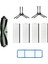Ana Fırça Yan Fırça Hepa Filtre Ilife A7/A9S/X785/X750/X800 Elektrikli Süpürge Aksesuarları Için Birincil Filtre (Yurt Dışından) 1