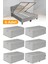 6 6 Adet - Büyük Boy Baza Altı ve Çekyat Hurç 65 x 45 x 22 cm - Gri 45 x 64 Tr Gri 100% Polipropile 3