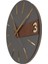 Modern Şık Rustik Katmanlı 40CM Duvar Saati, Antrasit-Ceviz Renk Seçeneği 4