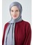 Fivescarf Crystal Janjan Abiye Şal Koyu Gri 2