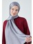Fivescarf Crystal Janjan Abiye Şal Koyu Gri 4