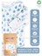 Clean&safe Organik Steril Temizlenmiş Erkek Bebek Body 1