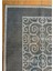 Patiska Yıkanabilir Kaymaz Dekoratif Spiral Desen Pamuk Bukle Kilim 2