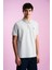 Panda Polo Yaka T-Shirt - Gri 3