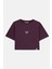 Kallima Parelekta Lightweight Crop T-Shirt - Mürdüm 4