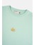 Mavi Halkalı Ahtapot Lightweight T-Shirt - Mint 2