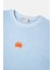 Yengeç Terry T-Shirt - Açık Mavi 2