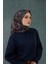 Ipekhan Soft Pamuk Etro Desen Eşarp 1224-06 Lacivert Bordo 1