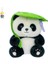 Yaprak Panda Peluş Oyuncak Lotus Yaprağı Panda Hayvanat Bahçesi Bebek Sevimli Bez Bebek (Yurt Dışından) 1