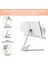 STD007 Okuma Açısı Ayarlı Koruma Kıskkaçlı Alüminyum&abs Kitap/tablet/dergi Standı Modern Rahle 3