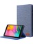 Kumaş Doku Standı Deri Koruyucu Kılıf Samsung Galaxy Tab A 8.0 Wi-Fi (2019)SM-T290/T295-MAVI (Yurt Dışından) 1