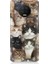 Infinix Note 7 Uyumlu Kedi Kalabalığında Kaos Desenli Silikon Kılıf 1