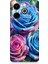 Infinix Hot 40I Uyumlu Gökkuşağı Renkli Güller Desenli Silikon Kılıf 1