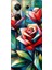 Infinix Zero 30 4g Uyumlu Soyut Origami Gül Deseni Desenli Silikon Kılıf 1