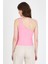 Pembe Toka Detaylı Tek Omuz Bluz 1649 5
