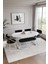 Selenit 90*160 Oval 6 Kişilik Benchli Mutfak Masası Takımı 2