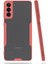 Samsung Galaxy S21 Plus Kılıf Platin Silikon - Pembe Drstr 1