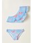 Floral Butterflies Tek Omuzlu Bikini 1