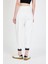 Ekru Bel Lastikli Cepli Şerit Detaylı Jogger Eşofman Altı 81524 5