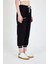 Siyah Bel Lastikli Cepli Şerit Detaylı Jogger Eşofman Altı 81524 3