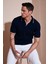 Streç Pamuklu Regular Fit Şerit Detaylı Polo Yaka T Shirt Erkek POLO YAKA T SHİRT 5902768 2