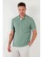 % 100 Pamuk Düğmeli Slim Fit Polo Yaka T Shirt Erkek Polo Yaka T Shirt 5902118 3