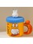 Porselen Kupa Kapaklı Tavşan Figürlü Miffy Happy Life 1 Adet 1
