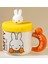 Porselen Kupa Kapaklı Tavşan Figürlü Miffy Happy Life 1 Adet 1