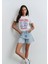 Millie 90LAR Açık Mavi Jean Şort 1458989752 1