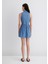 Raven Akdeniz Yıldız Baskılı Indigo Mavisi Jean Elbise 1310660-89760 5