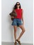 Millie 90LAR Koyu Mavi Jean Şort 1458989751 3