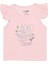 Basic Kız Kelebek ve Papatya Baskılı Atlet T-Shirt Kız Bebek 1