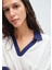 Lacivert Yakalı Beyaz Triko Polo 1710748-70057 5