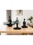 3'lü Set Yoga Namaste Heykel/figür Meditasyon Modern Biblo Masa Üstü Biblo, Hediyelik 2