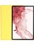 Samsung Galaxy Tab S8+/tab S7+ Sıvı Silikon Tablet Kılıfı Yumuşak Mikrofiber Astarlı Çizilmez Kapak-Sarı (Yurt Dışından) 5