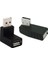 USB 2.0 Doksan Derece USB 2.0 L Tipi Dişi Erkek Çevirici 2'li Set 1