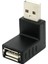 USB 2.0 Doksan Derece USB 2.0 L Tipi Dişi Erkek Çevirici 2'li Set 3