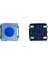 7X7X4MM Smd Buton - Mavi Smd Buton 4 Pin 1