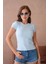 Dantel Detaylı Örme Body Bluz 3