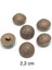 Bombeli Eskitme Italyan Düğme /2,2 cm / 6 Lı Set 2