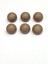 Bombeli Eskitme Italyan Düğme /2,2 cm / 6 Lı Set 3