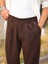Erkek Yeni Sezon Mevsimlik Pileli Salaş Fit Baggy 2