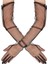 Uzun Boy Likralı Siyah Renk Yetişkin Mega Tül Eldiven 53 cm (4767) - 1OL8076-4804 1