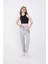 Üç Iplik Basic Lastikli Eşofman Pantolon - Gri 6