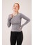 Uzun Kollu Basic Gri Bluz 5